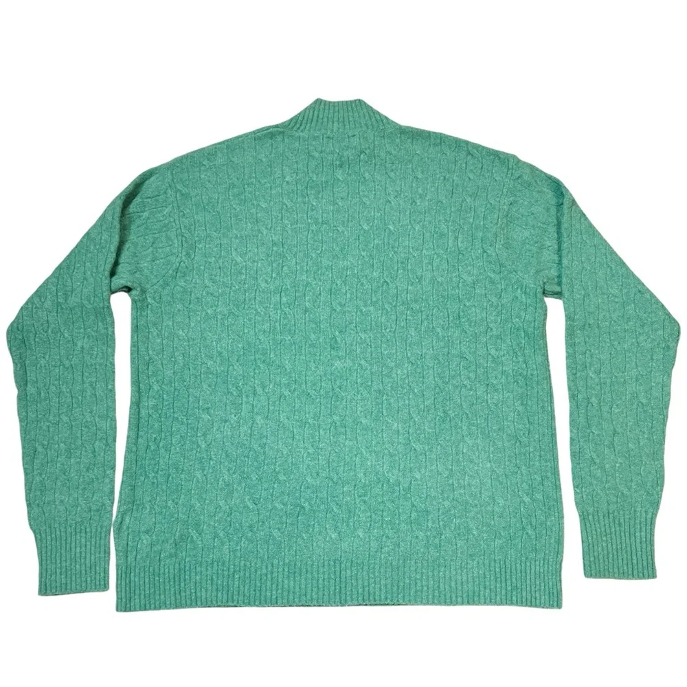 J. Crew Cable-Knit Mockneck Sweater